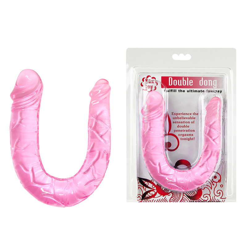 Dương Vật Giả 2 Đầu BaiLe Double Dong Trong Suốt