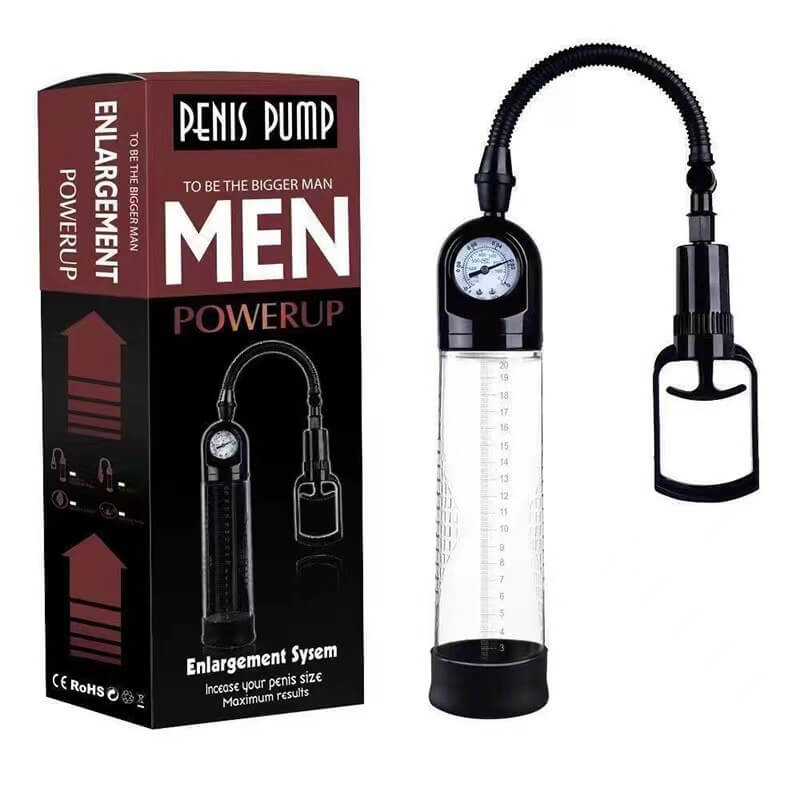 Máy Tập Tăng Kích Thước Dương Vật Penis Pump Có Đồng Hồ Áp Suất