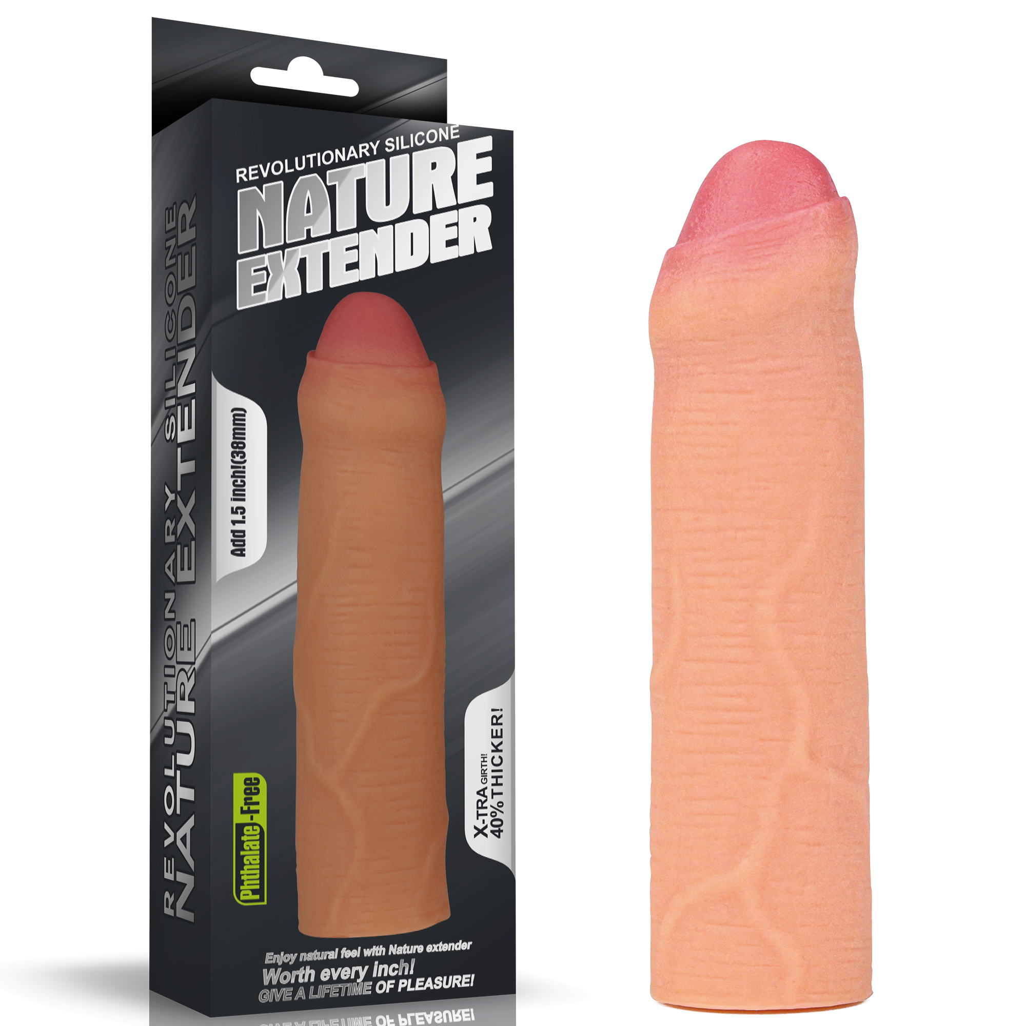 Bao Cao Su Đôn Dên Lovetoy Nature Extender 1 inch