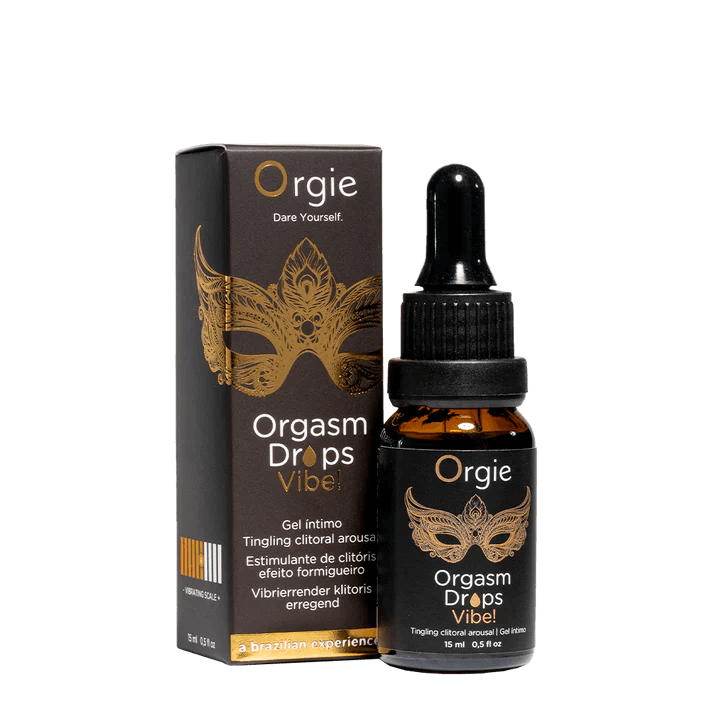 Gel kích thích âm vật Orgie Orgasm Drops Vibe 3in1