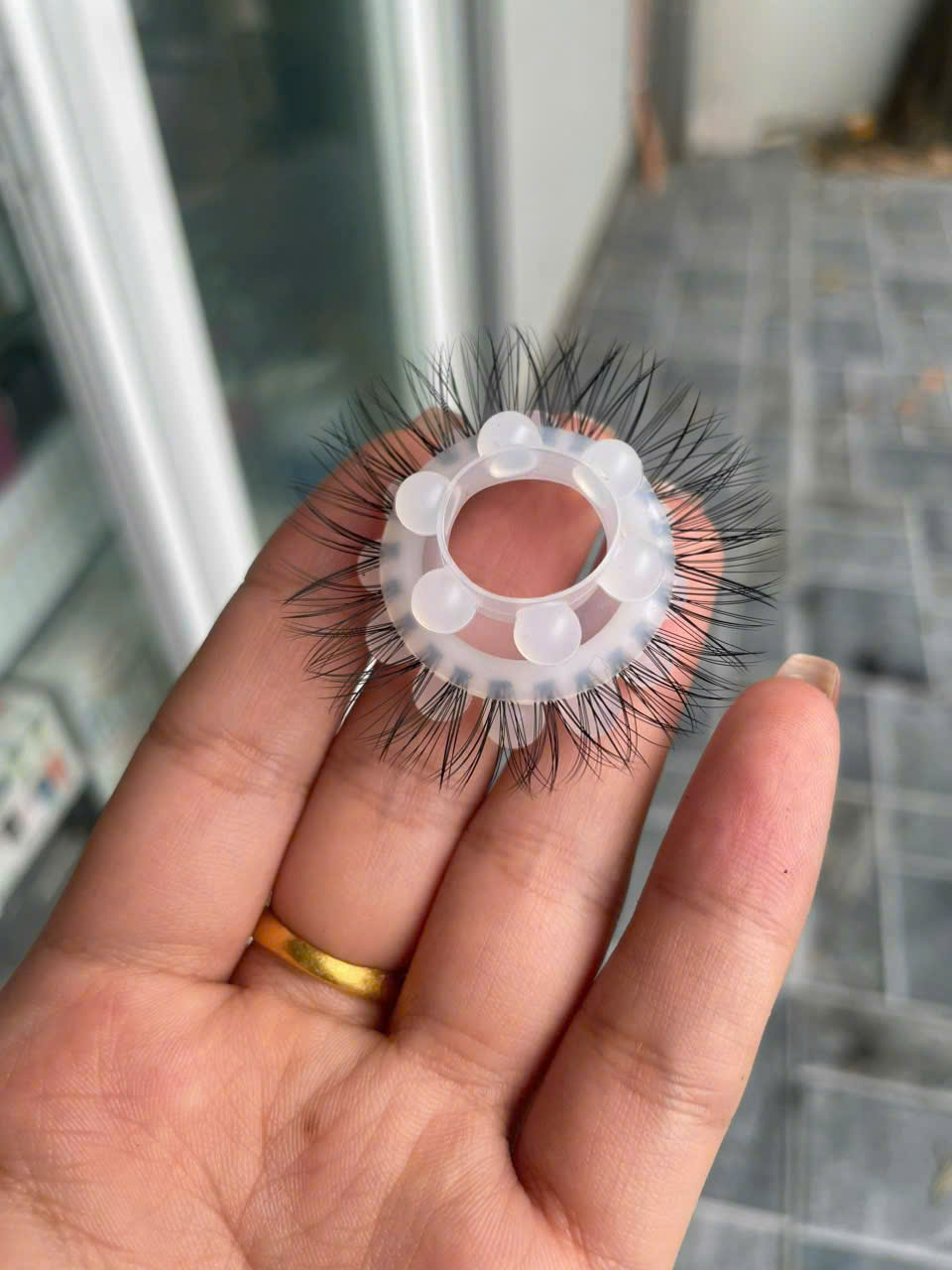 Vòng Đeo Silicon Lông Ngựa Màu Đen 2 Tầng